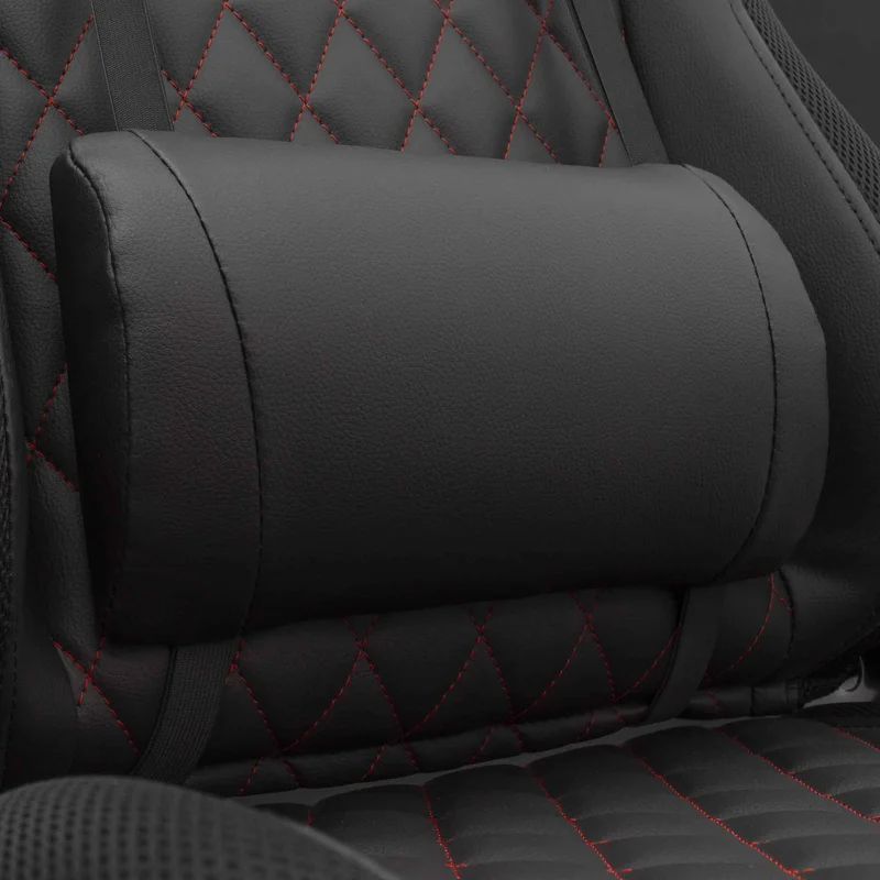 White Shark THUNDERBOLT RGB Lighting Gaming Chair 120kg Black/Red - 2053951