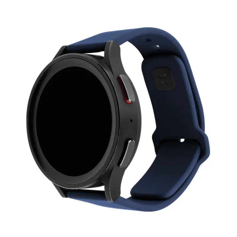 FIXED Silicone Strap Smartwatch Universal 20 mm Blue - 8016123