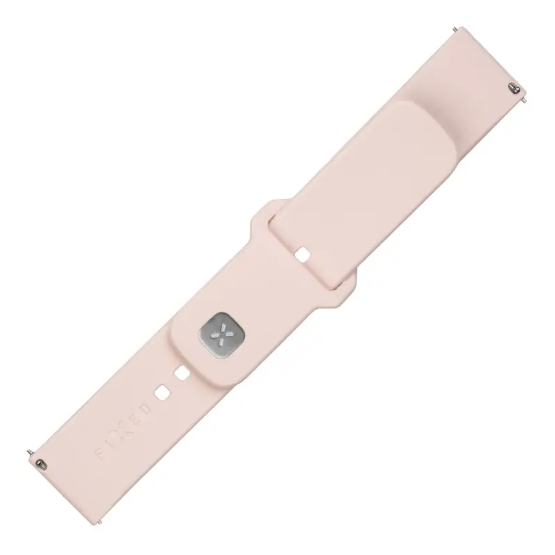 FIXED Silicone Strap Smartwatch Universal 20 mm Pink - 8016125
