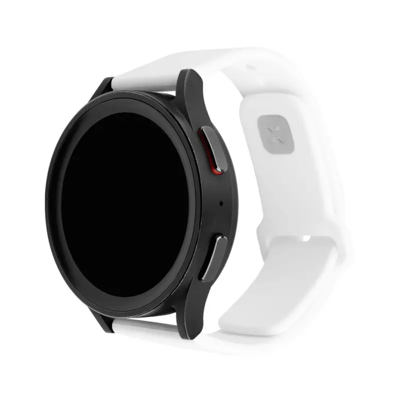 FIXED Silicone Strap Smartwatch Universal 20 mm White - 8016126