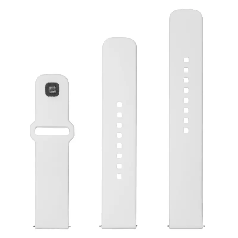 FIXED Silicone Strap Smartwatch Universal 20 mm White - 8016126