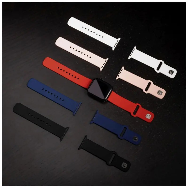 FIXED Silicone Strap SET Apple Watch 42/44/45mm Blue - 8016133