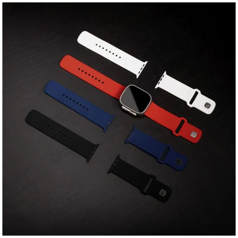 FIXED Silicone Strap SET Apple Watch Ultra-2/49mm Black - 8016142