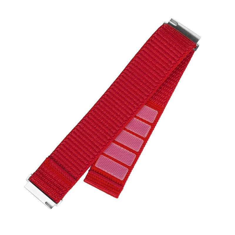 FIXED Nylon Strap for Smartwatch Universal 20 mm Red - 8016148