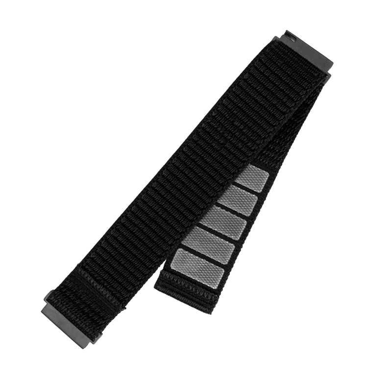 FIXED Nylon Strap for Smartwatch Universal 22 mm Black - 8016152