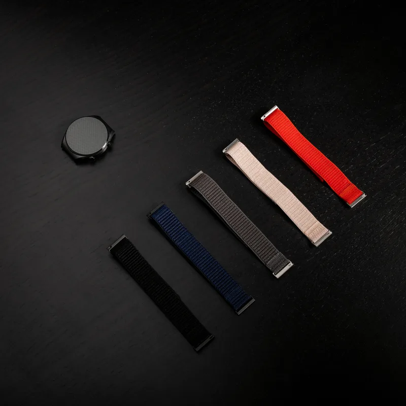 FIXED Nylon Strap for Smartwatch Universal 22 mm Blue - 8016154