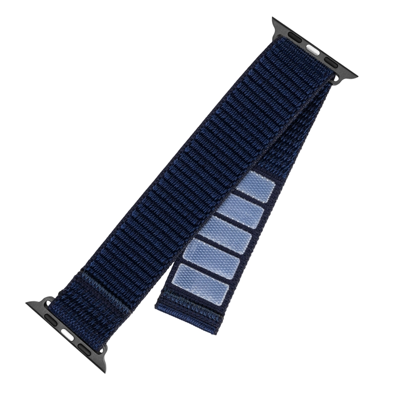 FIXED Nylon Strap for Apple Watch 42/44/45mm Dark Blue - 8016159