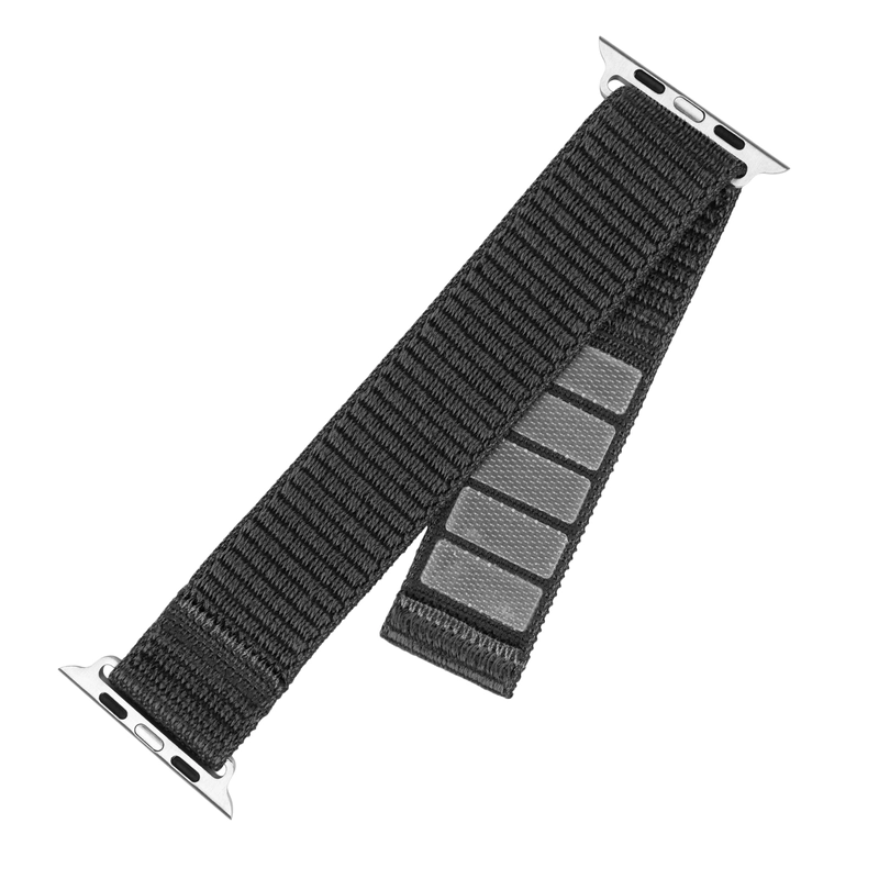 FIXED Nylon Strap for Apple Watch 38/40/41mm Dark Grey - 8016165