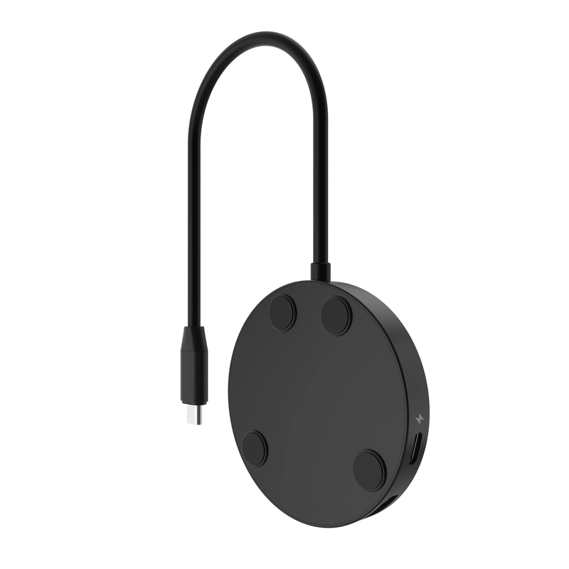 FIXED MagHub 7in1 USB-C HUB 4K & wireless charging Black - 8016457