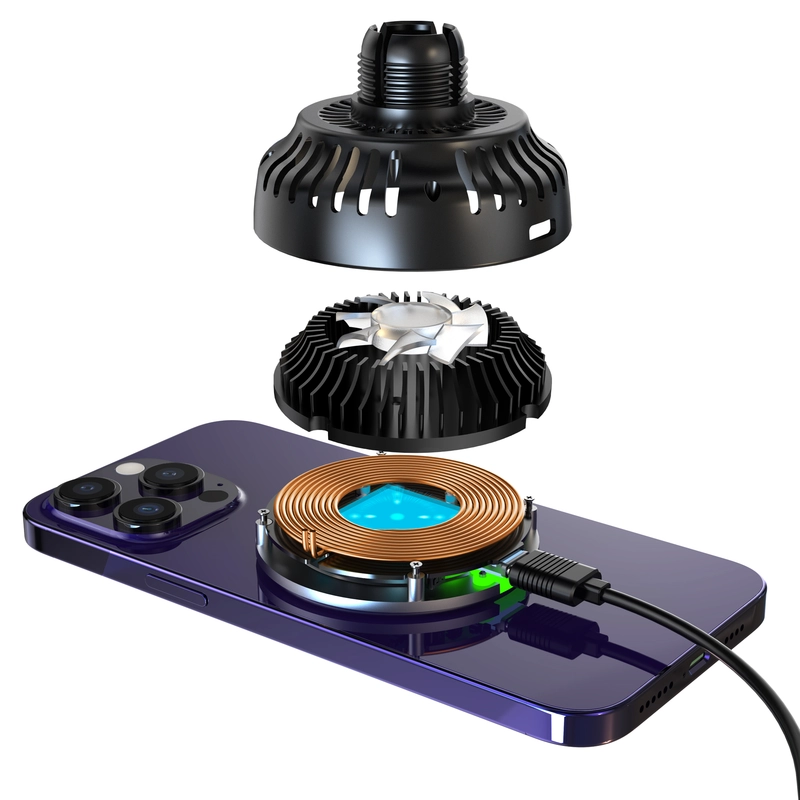 FIXED MagCool 15W Airvent Car Mount with Cooling Black - 8016476