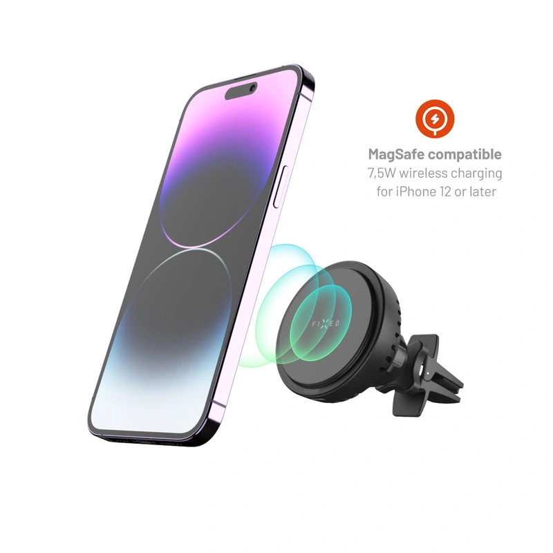 FIXED MagCool 15W Airvent Car Mount with Cooling Black - 8016476