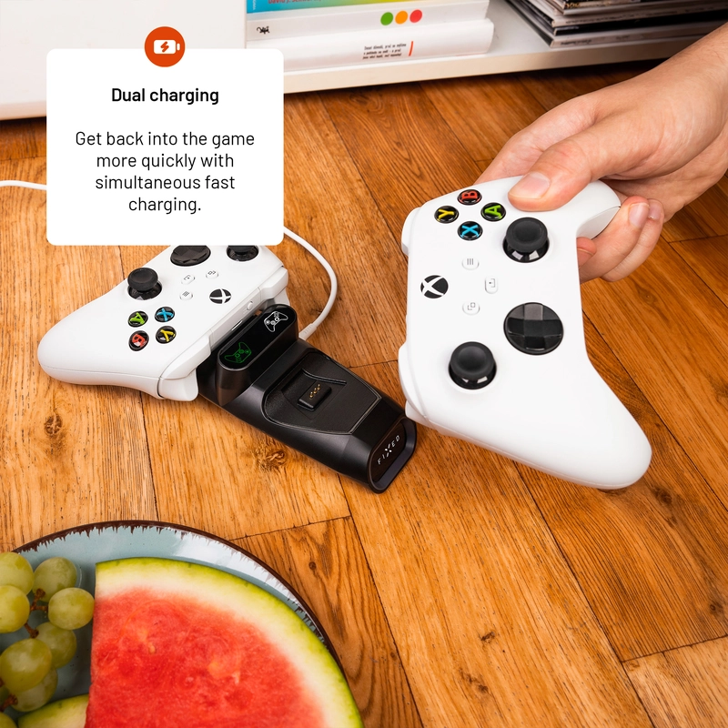 FIXED Dual Charger Xbox One, S/X & Elite Black - 8016547