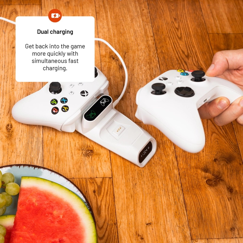 FIXED Dual Charger Xbox One, S/X & Elite White - 8016548