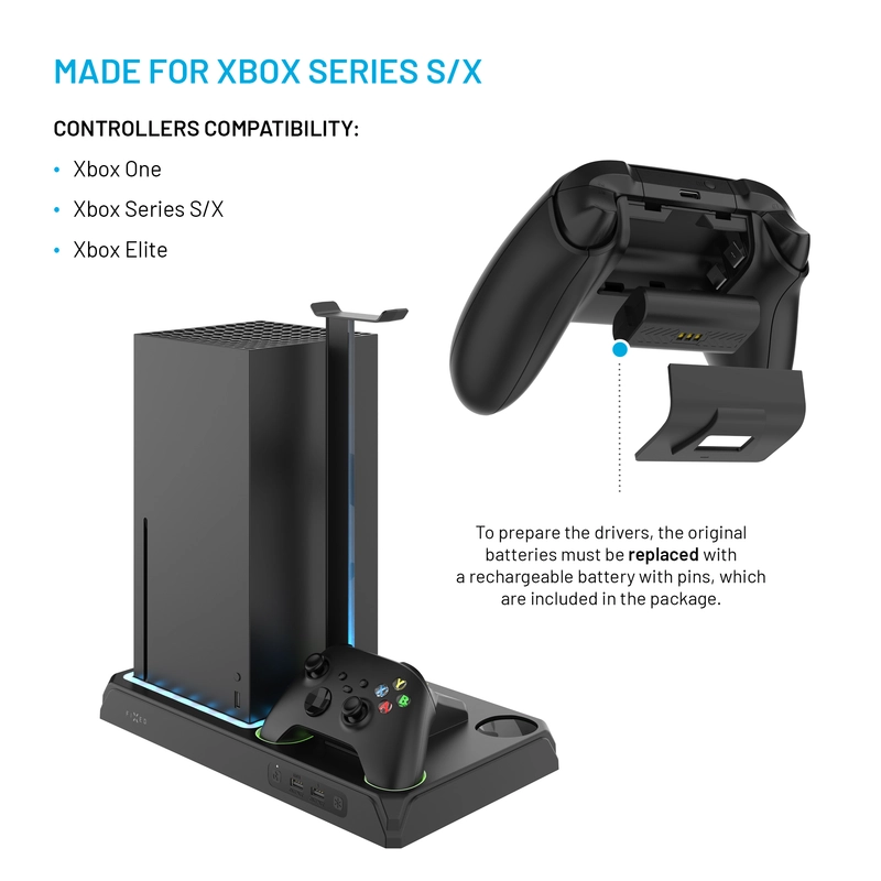 FIXED Docking Station for Xbox Series S/X Black - 8016549