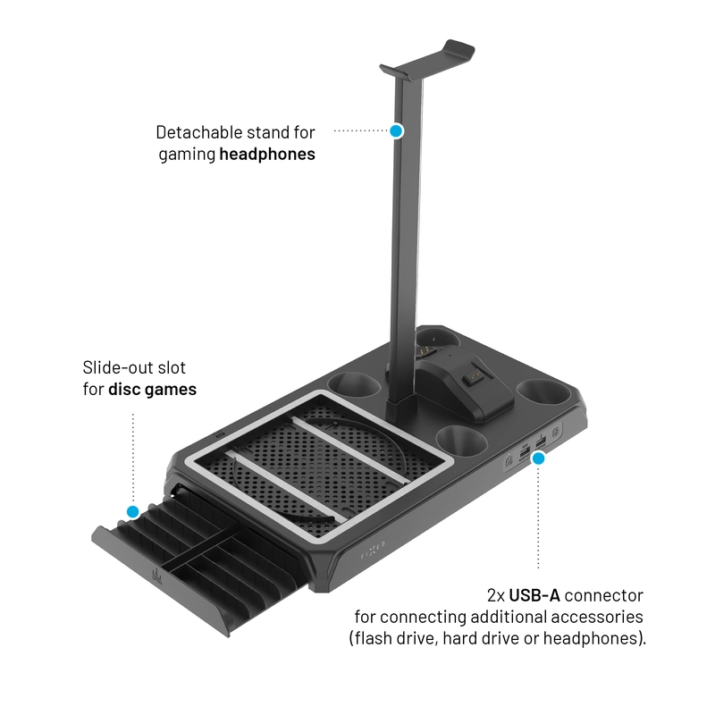 FIXED Docking Station for Xbox Series S/X Black - 8016549