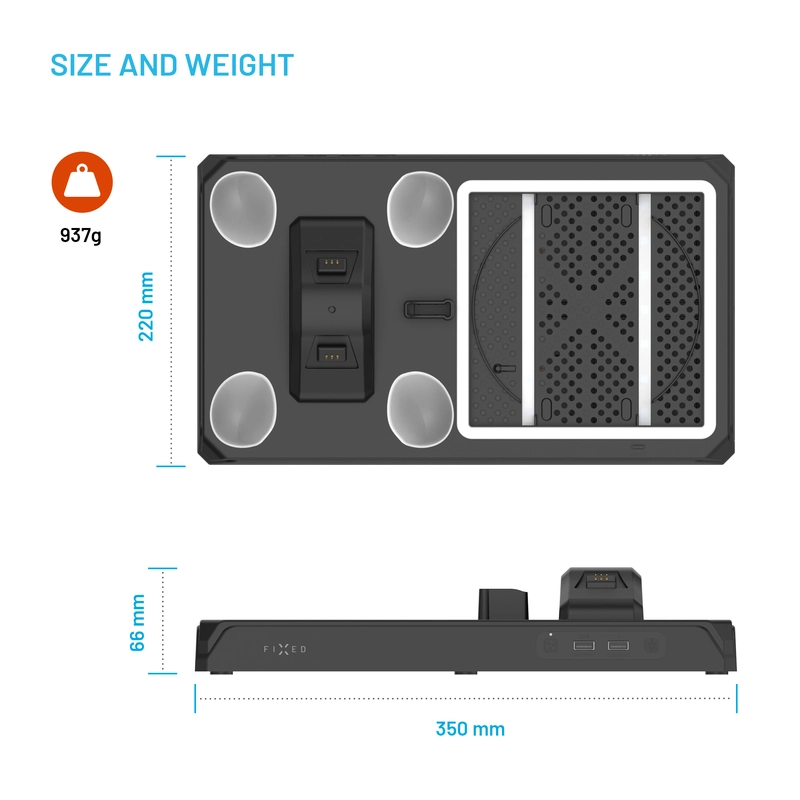 FIXED Docking Station for Xbox Series S/X Black - 8016549