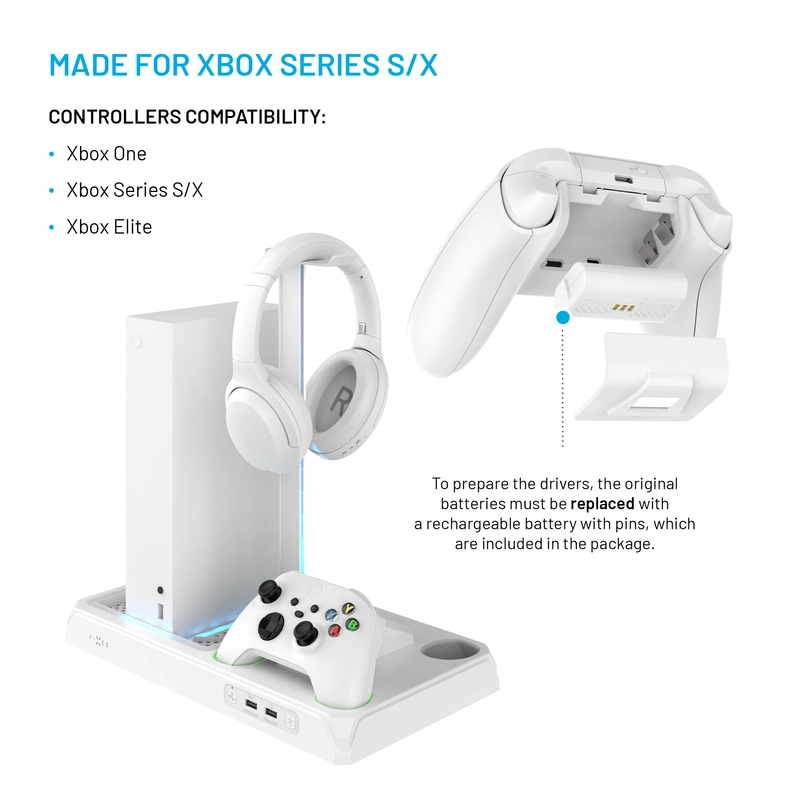 FIXED Docking Station for Xbox Series S/X White - 8016550