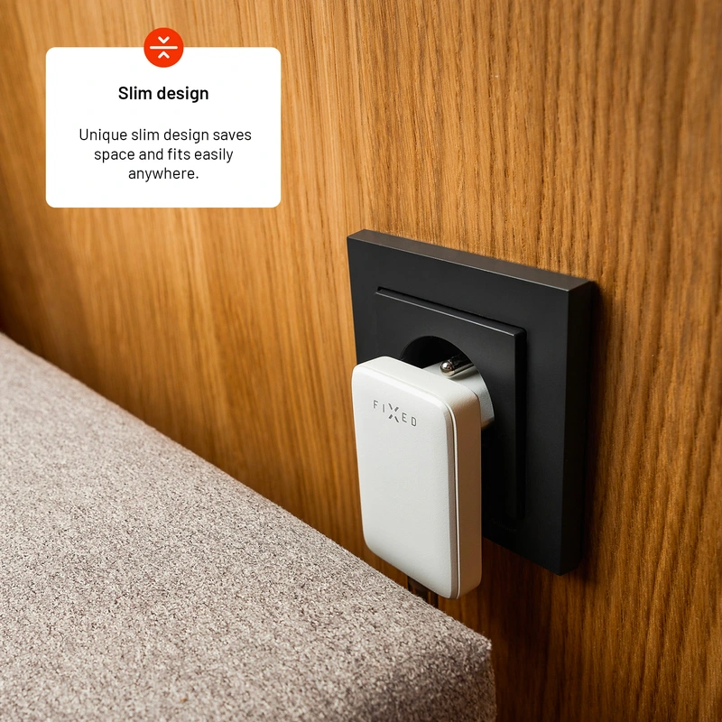 FIXED Slim GaN 90 Super Fast 1x USB-C charger 30W White - 8016585