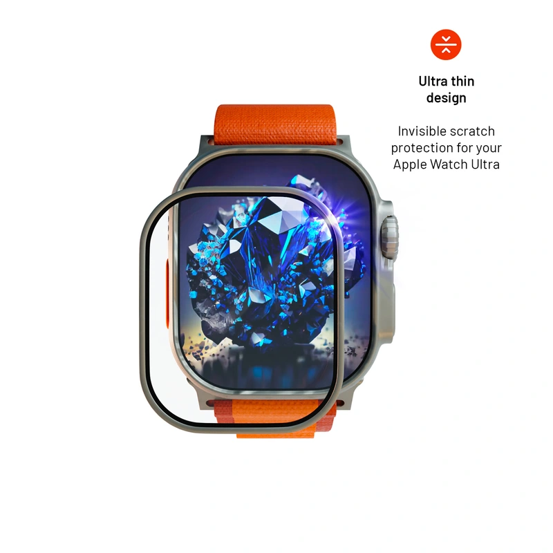 FIXED Metal frame Sapphire Glass Apple Watch Ultra 49mm - 8016730