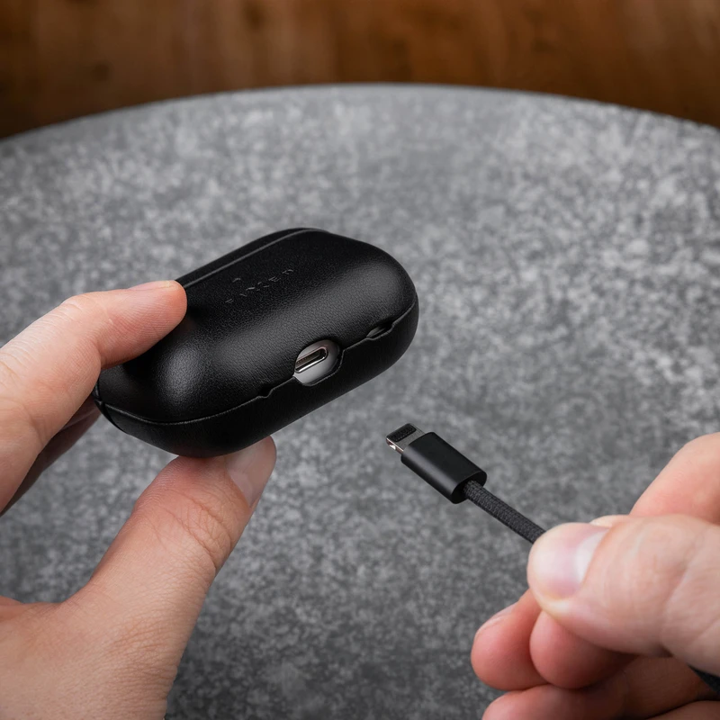 FIXED PodsLeather Case for Airpods 3 Black - 8016731