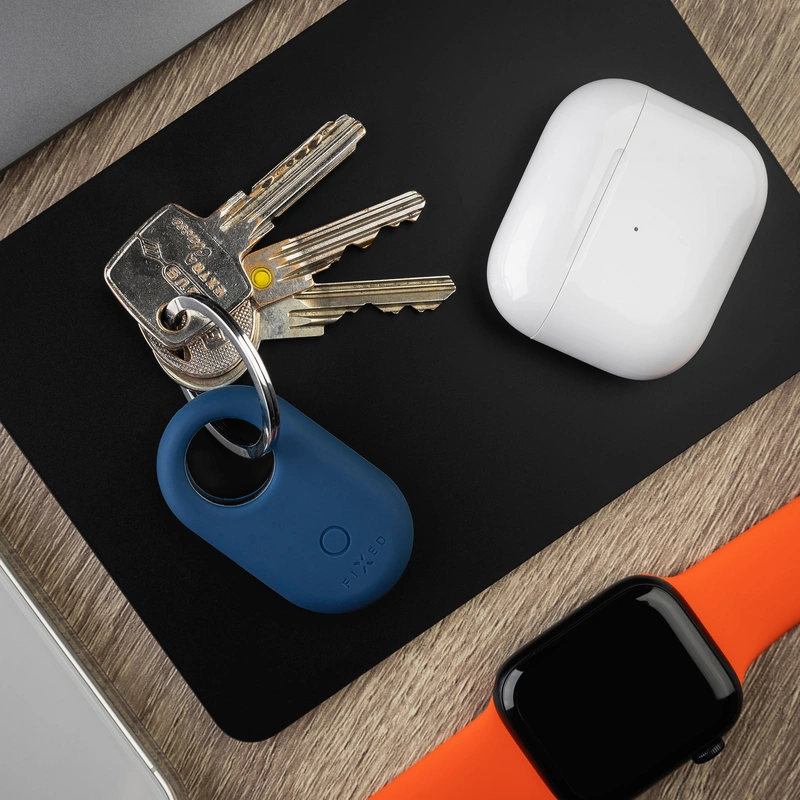 FIXED Silky Galaxy SmartTag2 Keychain Case White - 8016738