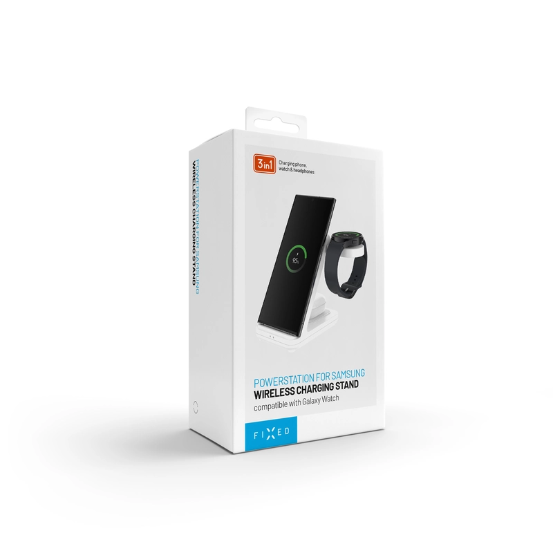 FIXED 3in1 Wireless Charging station for Samsung White - 8016940
