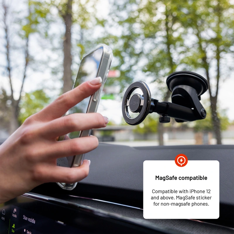 FIXED MagMount XL Windshield Car Mount Black - 8016952