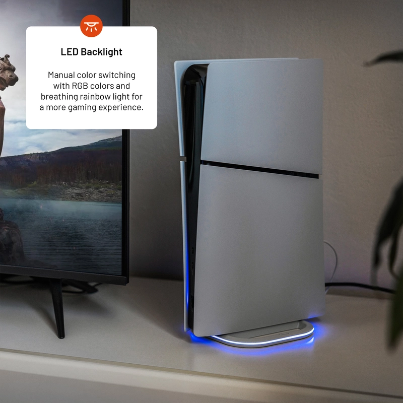 FIXED LED multilight Stand for PS5/PS5 Slim White - 8017008