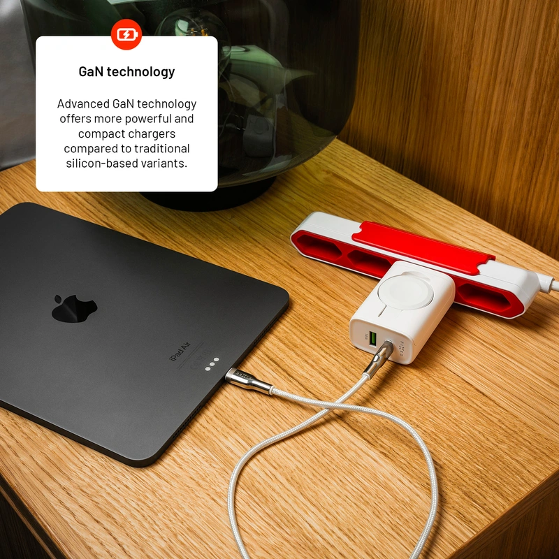 FIXED MagFlip USB-C Charger 33W Apple Watch/USB-C/USB-A - 8017131