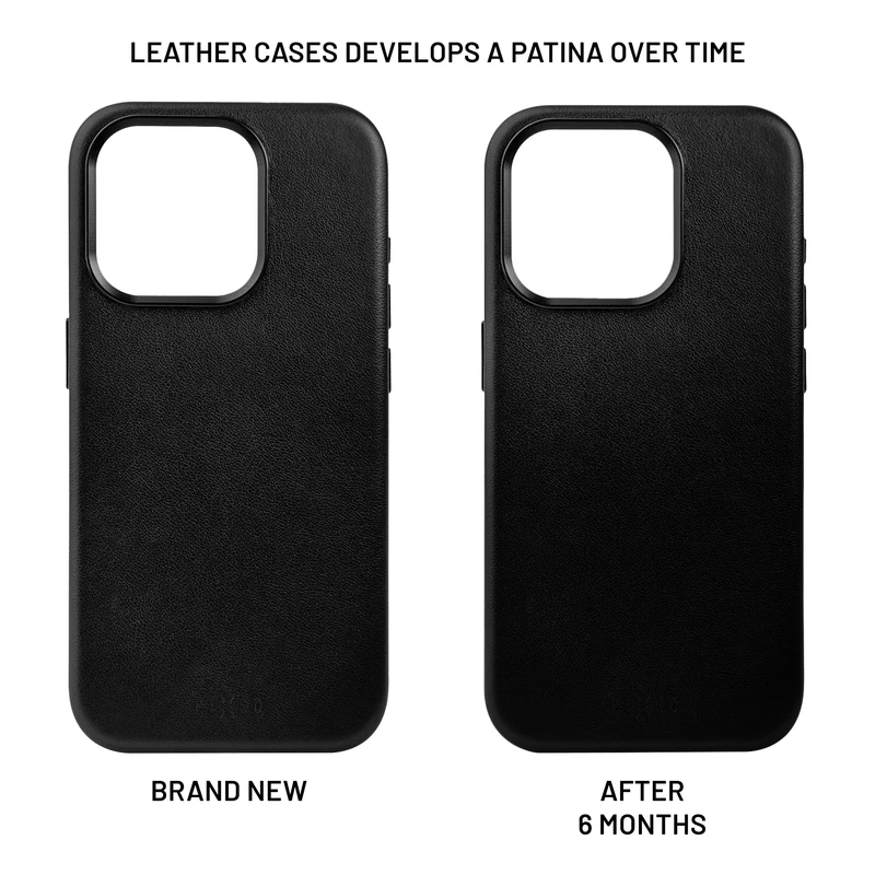FIXED MagLeather case iPhone 16 Pro Max Black - 8017213