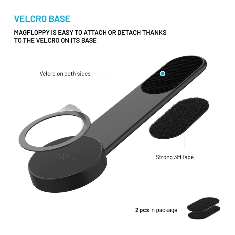 FIXED MagFloppy Dashbord Car Mount Black - 8017285