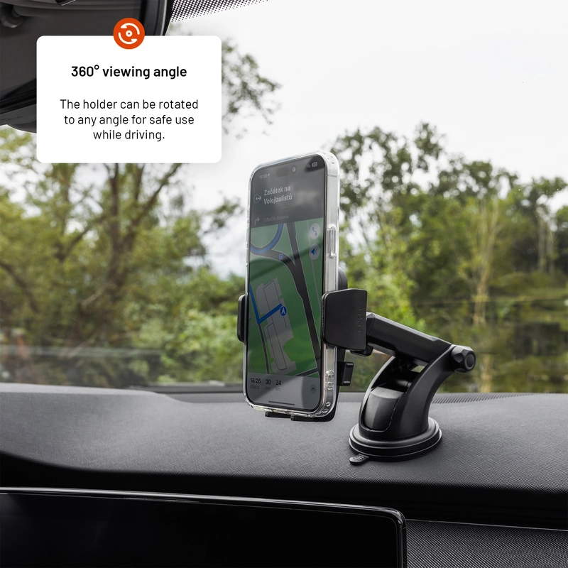 FIXED Iconiq XXL Windshiled/Dashboard Car Mount Black - 8017366