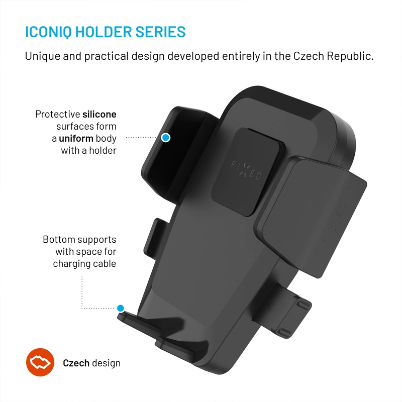 FIXED Iconiq Airvent Car Mount Black - 8017371