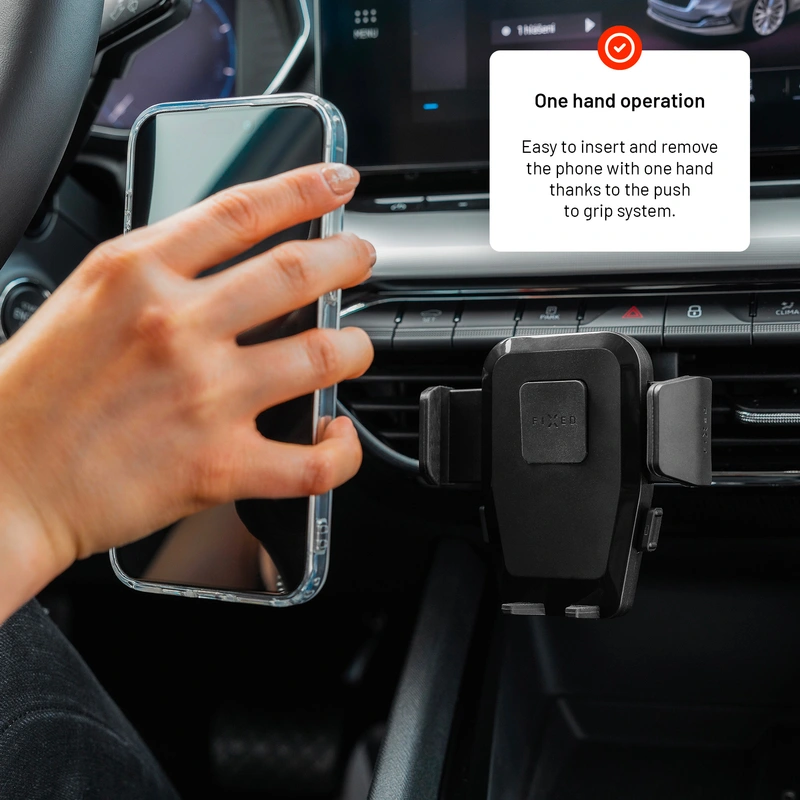 FIXED Iconiq Airvent Car Mount Black - 8017371