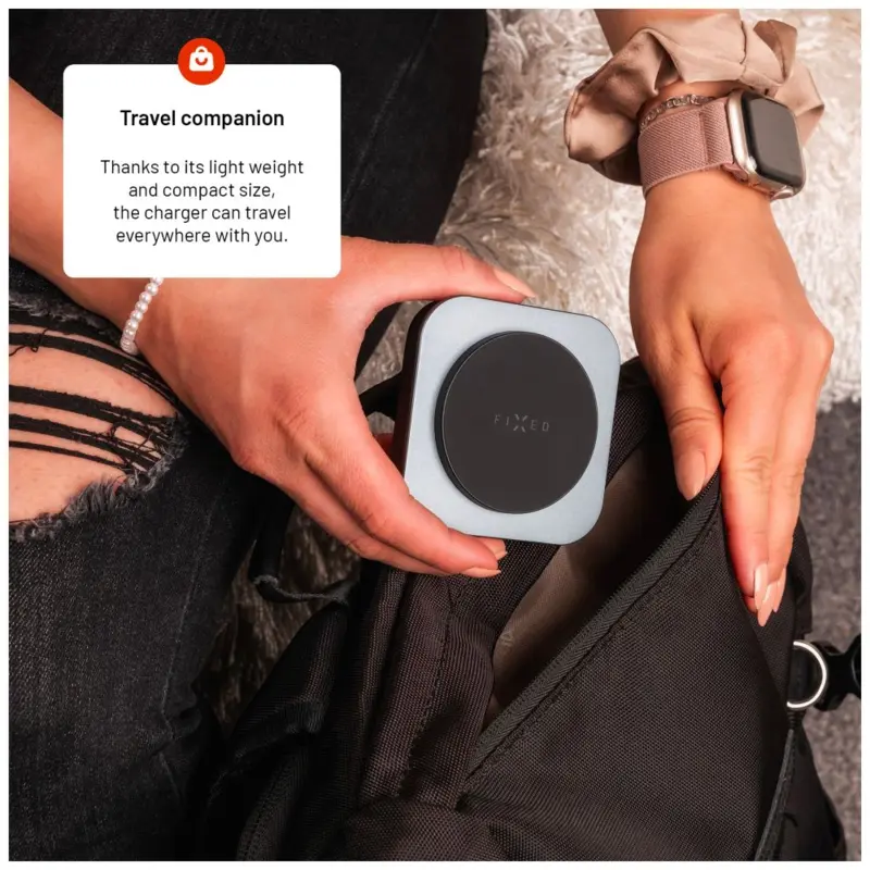 FIXED MagFlex Alu 3in1 foldable wireless charger stand - 8017373