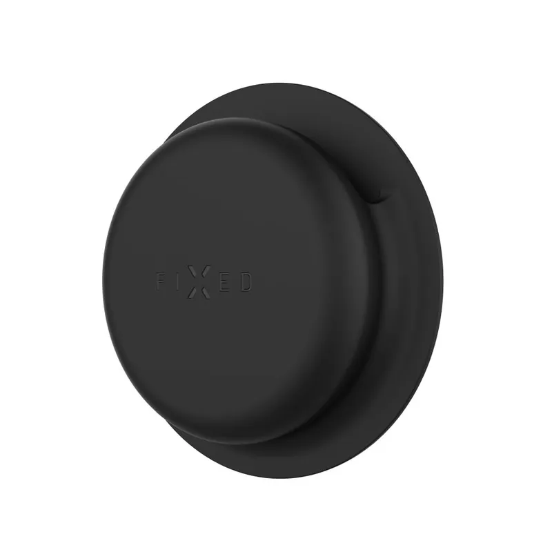 FIXED Silicone sticker case for Apple AirTag Black - 8017549