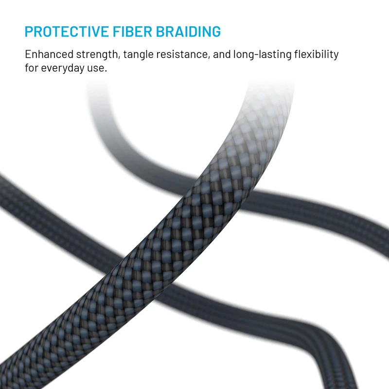 FIXED 2in1 Combo 60W USB-C/Lightning cable 3m Black - 8017607