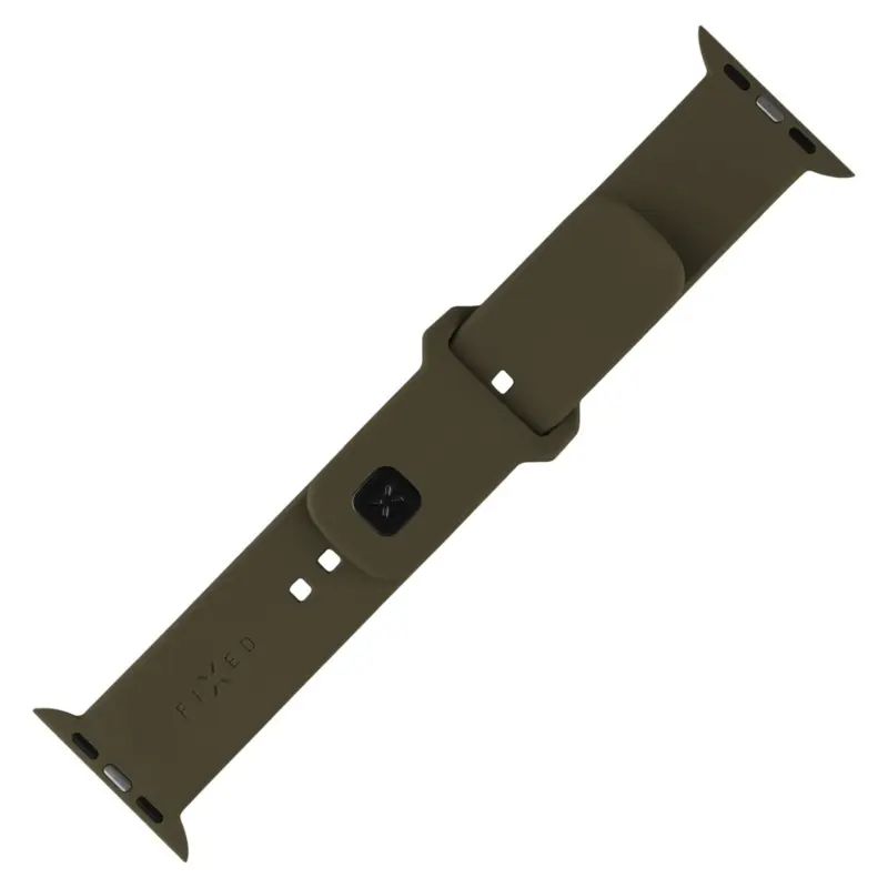 FIXED Silicone Sporty Strap SET Apple Watch 42/44/45/46mm Olive - 8017696