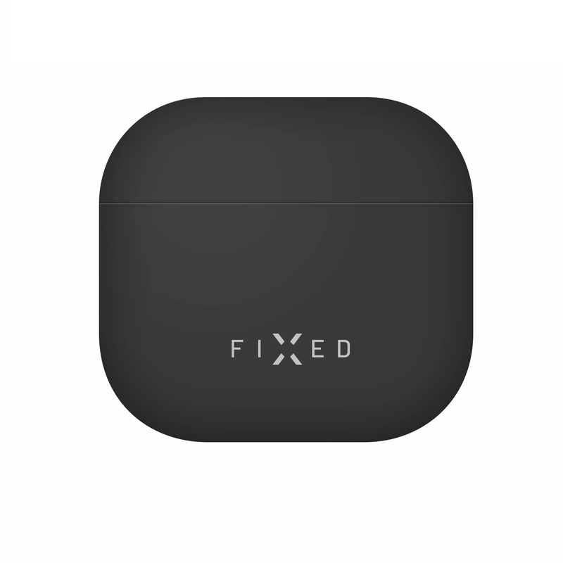FIXED Silky Silicone case for Apple AirPods 4/4 ANC Black - 8017749