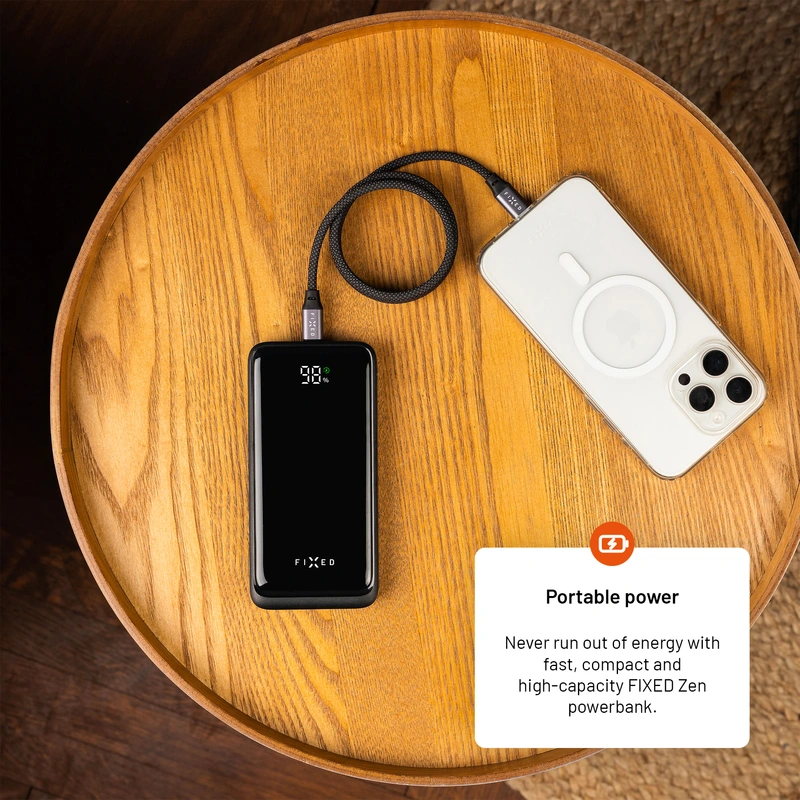FIXED Zen2 20 USB-C PD 20W Power Bank 20.000 mAh Black - 8017797