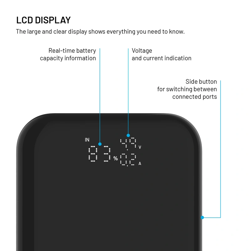 FIXED Zen 10 PRO USB-C 30W Power Bank 10.000 mAh Black - 8017800
