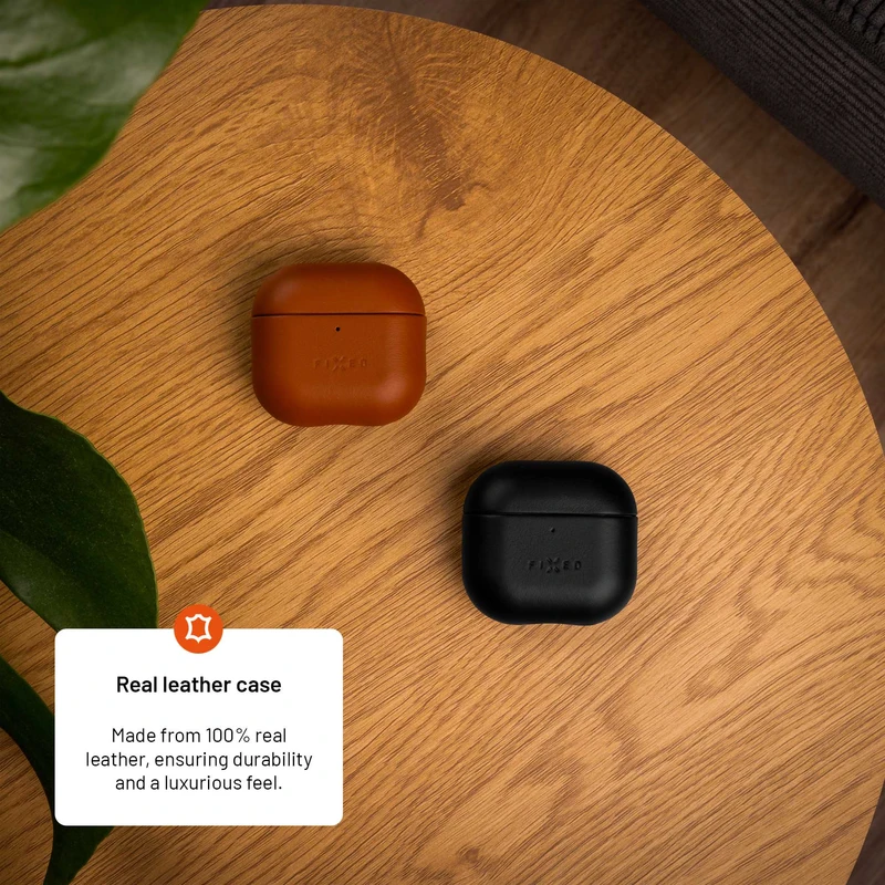 FIXED PodsLeather Case for Airpods 4/4 ANC Brown - 8017976