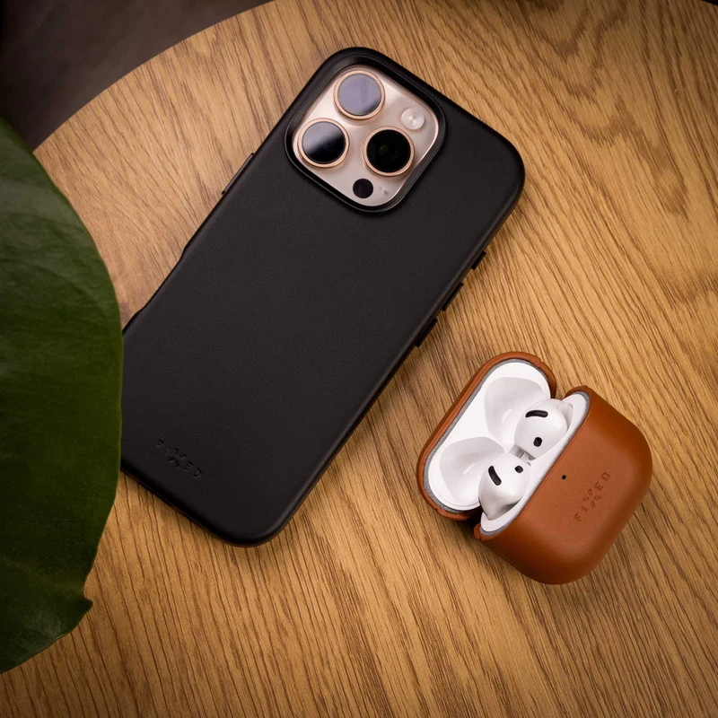 FIXED PodsLeather Case for Airpods 4/4 ANC Brown - 8017976