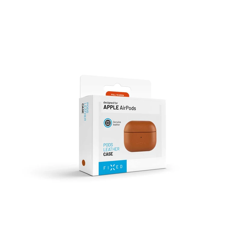 FIXED PodsLeather Case for Airpods 4/4 ANC Brown - 8017976