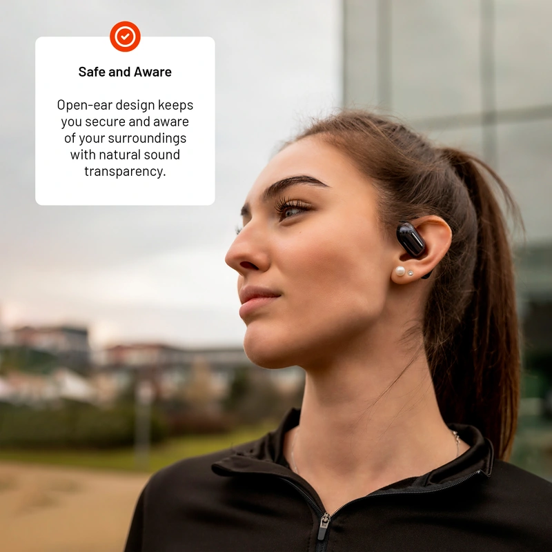 FIXED Nods Wireless Headset IPX5 BT5.3 Black - 8017977