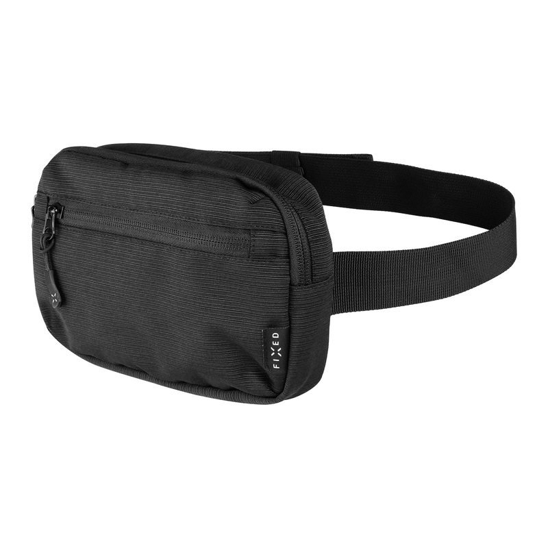 FIXED Waist Pouch with Pockets Camino Belt Black - 8018000