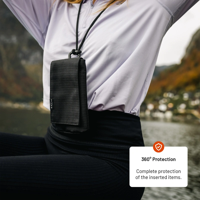 FIXED Shoulder Bag with Pocket for Phones up to 7