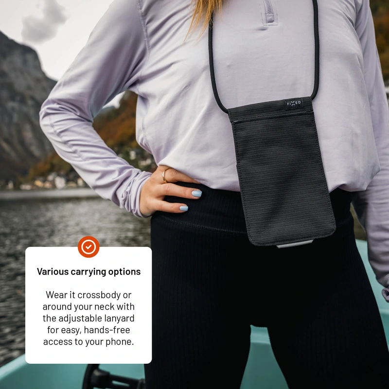 FIXED Shoulder Case with Sling for Phones up to 7