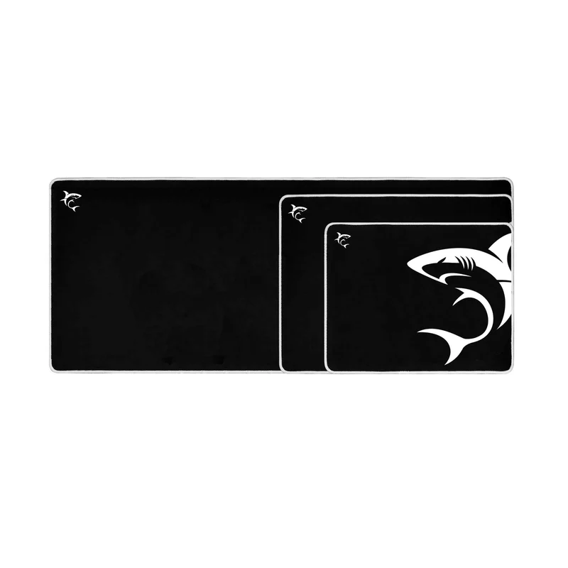 White Shark SHARK XL Gaming Mousepad 800x350mm Black/White - 2053977