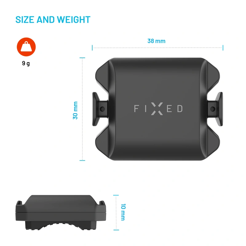 FIXED Spin Cadence / Speed Sensor Black - 8018043